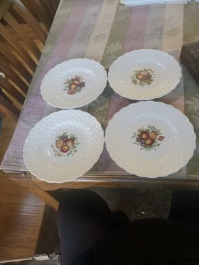 Vintage Spode Copeland Alden 9.25" Plates Lot Of 4